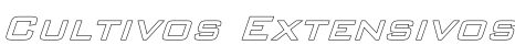 Cultivos Extensivos